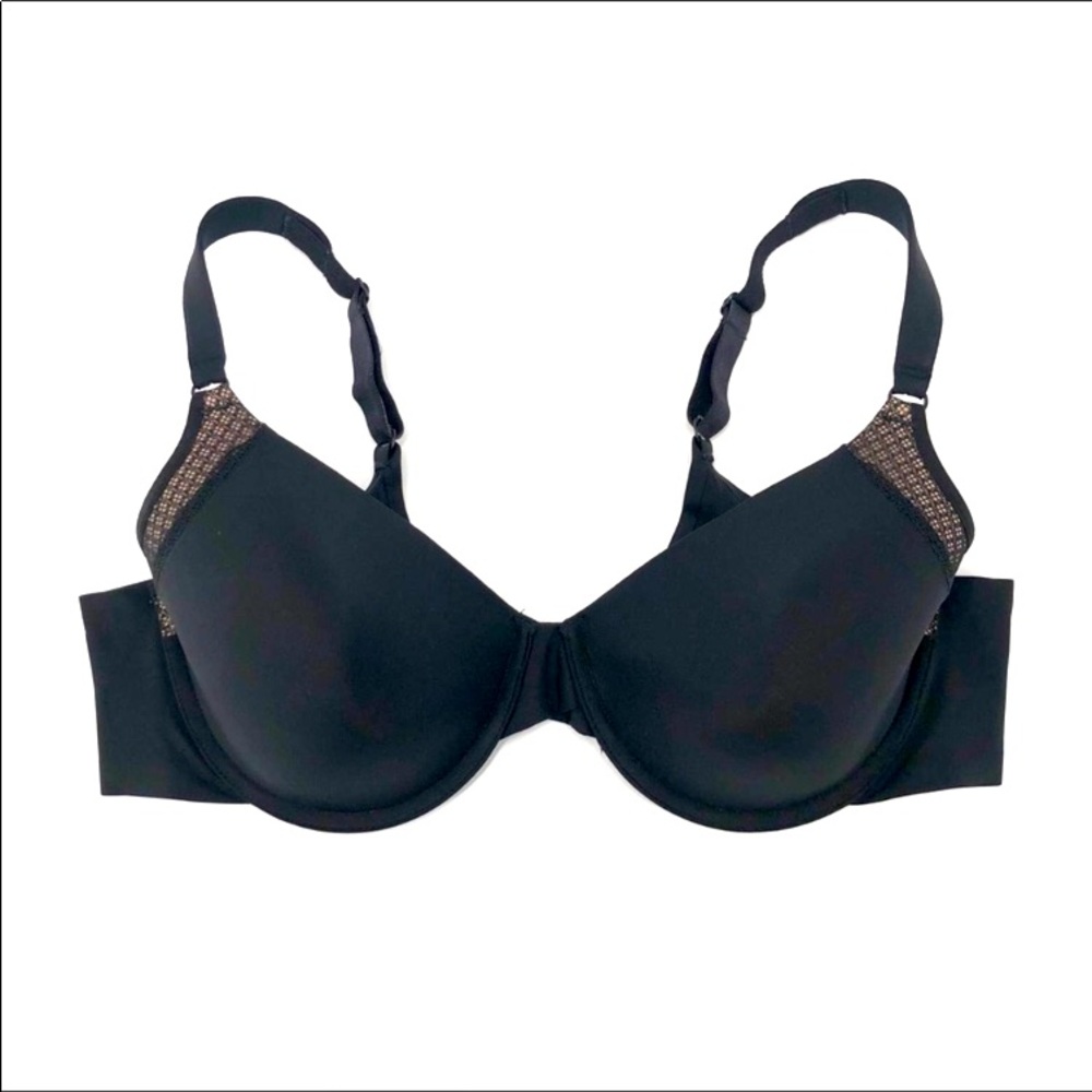 Warner's Cloud 9 Black Back Smoothing Lift Bra